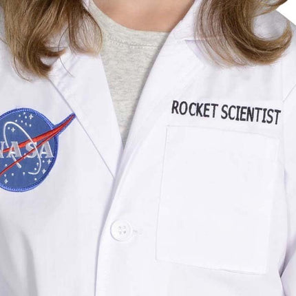 NASA Rocket Scientist Costume Lab Coat Size 6-8