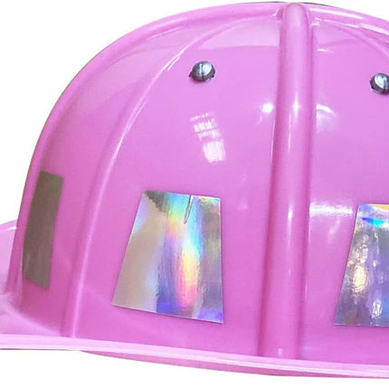 Pink Firefighter Helmet with Adjustable Headband  Child
