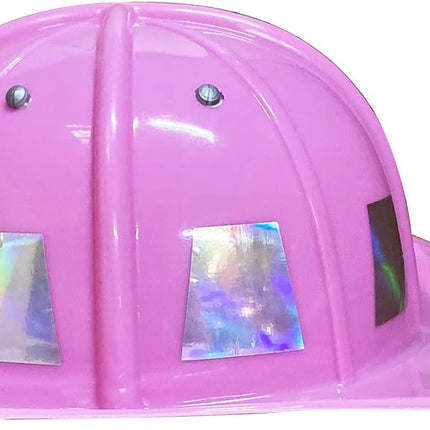 Pink Firefighter Helmet with Adjustable Headband  Child
