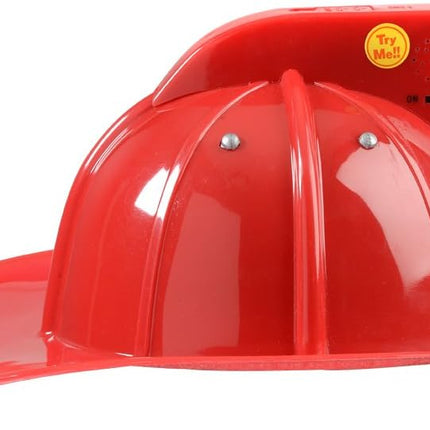 Red Firefighter Helmet with Lights and Sounds Child