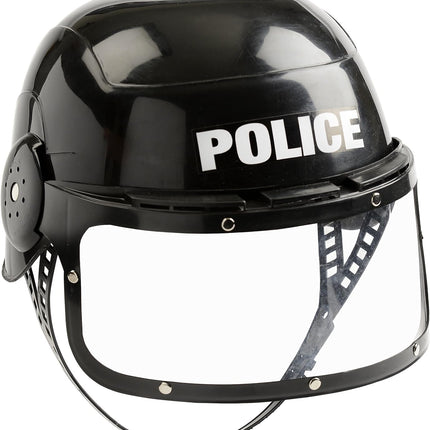 Jr Police Swat Helmet Child Adjustable Hat