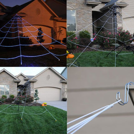 24 Foot Mega Yard Spider Web Halloween Decoration