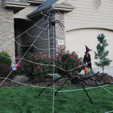 24 Foot Mega Yard Spider Web Halloween Decoration