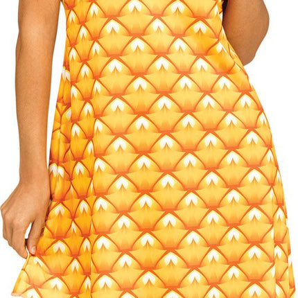 Pineapple Flirty Fruit Dress Adult Costume S/M 2-8