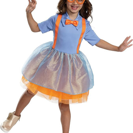 Blippi Dress Classic Toddler Girls Costume 3T-4T