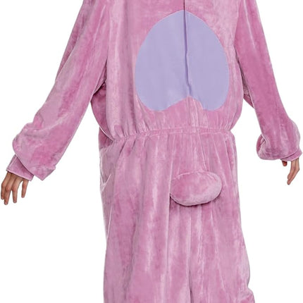 Angel Pink Lilo and Stitch Pajama Jumpsuit Costume Adult Small/Medium