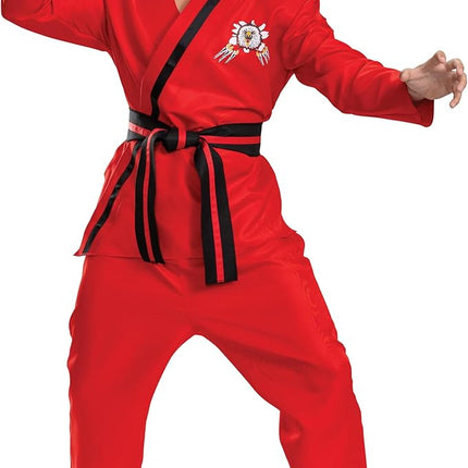 Eagle Fang Cobra Kai Karate Gi Red Classic Costume Adult X-Small/Small
