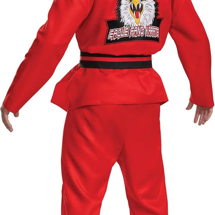 Eagle Fang Cobra Kai Karate Gi Red Classic Costume Adult Large/X-Large