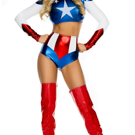 Pretty Patriot Sexy Hero Costume