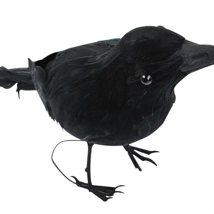 Realistic Giant Black Raven Bird Prop