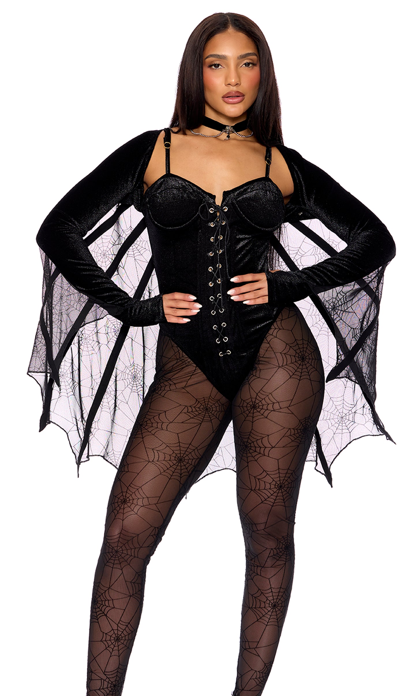 Adult Women's World Wide Web Spider  Costume