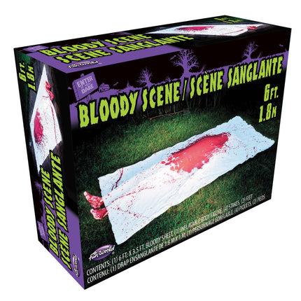 Bloody Crime Scene Halloween Party Haunted House Decoration Prop