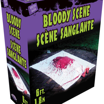 Bloody Crime Scene Halloween Party Haunted House Decoration Prop