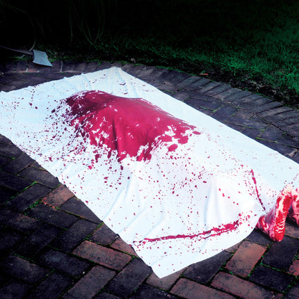 Bloody Crime Scene Halloween Party Haunted House Decoration Prop