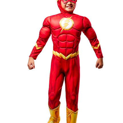 The Flash Deluxe Boys Child Costume Size Large 12-14