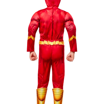The Flash Deluxe Boys Child Costume Size Large 12-14