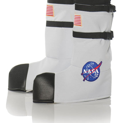 Astronaut Space Boot Tops Shoe Covers White