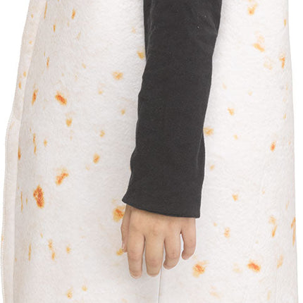 Festive Screen Print Burrito Child Mexican Food Costume