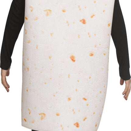 Festive Screen Print Burrito Adult Mexican Food Costume