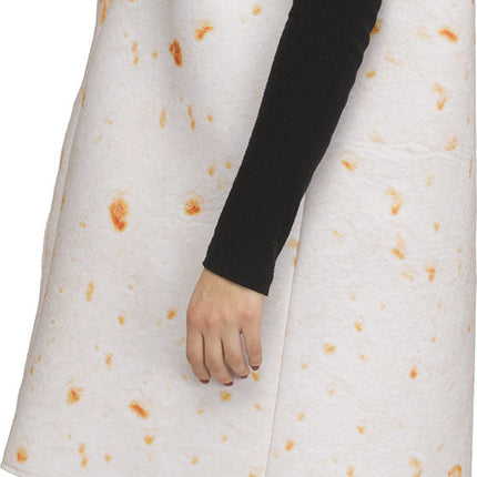 Festive Screen Print Burrito Adult Mexican Food Costume