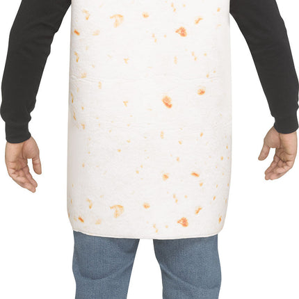 Festive Screen Print Burrito Adult Mexican Food Costume