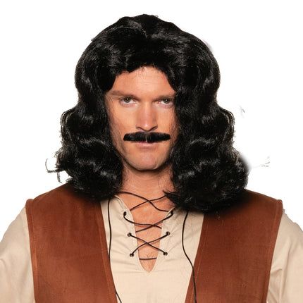 Native American Indian Long Black Adult Wig