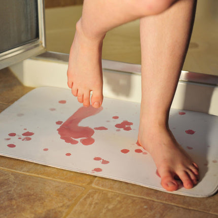 Bloody Bathroom Floor Mat Decoration