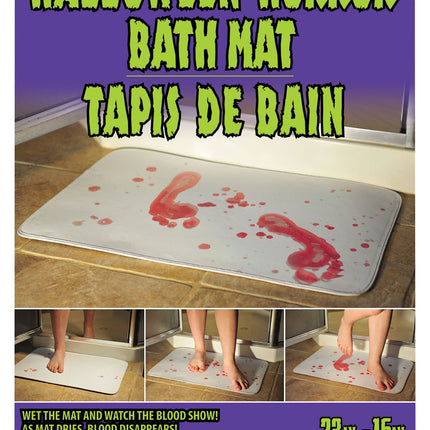 Bloody Bathroom Floor Mat Decoration