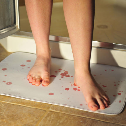 Bloody Bathroom Floor Mat Decoration