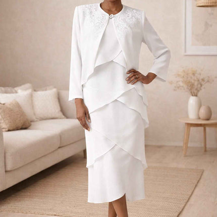 CLEARANCE - Hosanna 5575 Modest 3-Piece Outfit Set Ankle Length (Size XL)