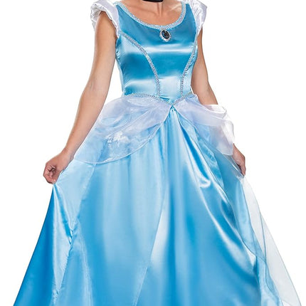 Cinderella Disney Deluxe Costume Dress for Women Large 12-14