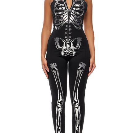 Flashy On The Inside Sexy Skeleton Costume