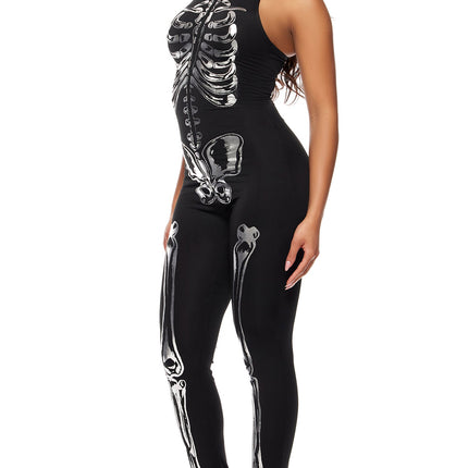 Flashy On The Inside Sexy Skeleton Costume