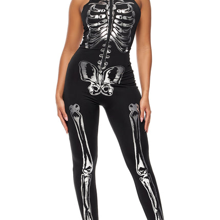 Flashy On The Inside Sexy Skeleton Costume
