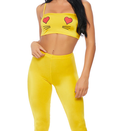 Want You 2pc. Bandeau Emoji Costume Set