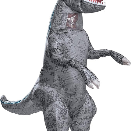 Jurassic World Blue Dinosaur Inflatable Adult Costume Size Standard