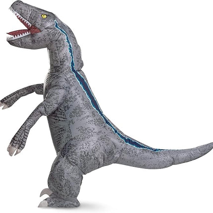 Jurassic World Blue Dinosaur Inflatable Adult Costume Size Standard