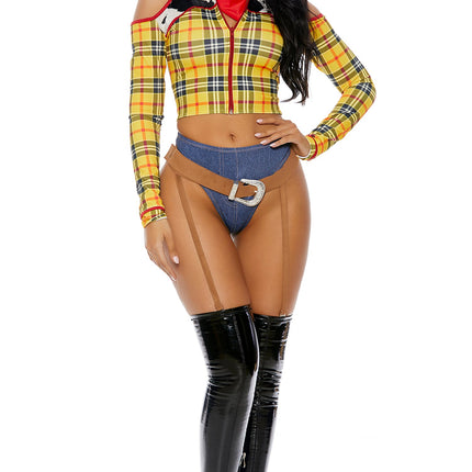 Playtime Sheriff Sexy Cowboy Movie Character Costume
