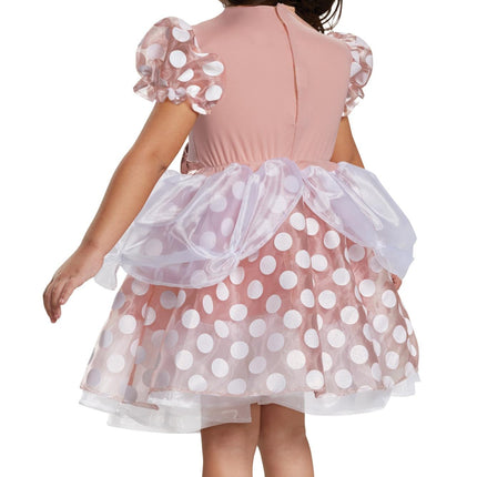 Disney Minnie Mouse Rose Gold Dress Girls Classic Child Costume Toddler 2T