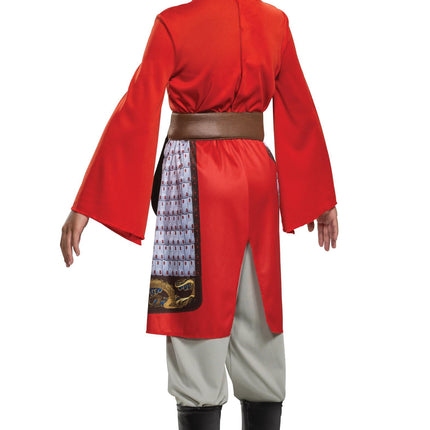Mulan Hero Red Dress Disney Princess Classic Toddler Costume 3T-4T
