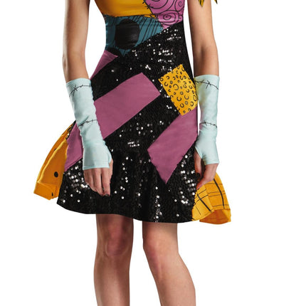 Sally Glam Dress Nightmare Before Christmas Costume for Women Medium 8-10