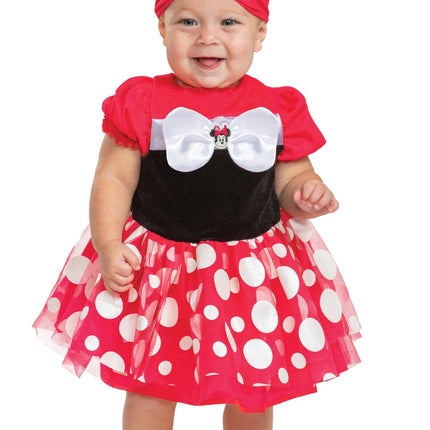 Disney Minnie Mouse Red Posh Baby Infant Costume Size 12-18 Months
