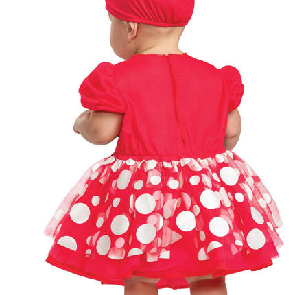Disney Minnie Mouse Red Posh Baby Infant Costume Size 6-12 Months