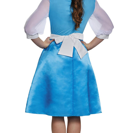 Disney Bell Blue Dress Beauty and the Beast Child Costume Size Large 10-12