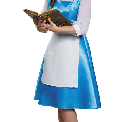 Disney Bell Blue Dress Beauty and the Beast Child Costume Size Medium 7-8