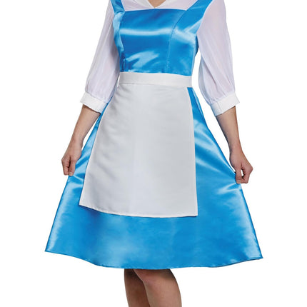 Disney Bell Blue Dress Beauty and the Beast Child Costume Size Large 10-12