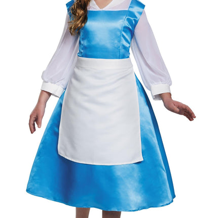 Disney Bell Blue Dress Beauty and the Beast Child Costume Size Large 10-12