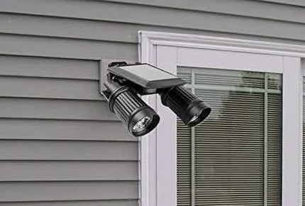 Solar Motion Sensor Twin Floodlight