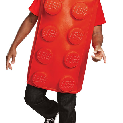 Red Lego Brick Tunic Adult Costume Medium/Large