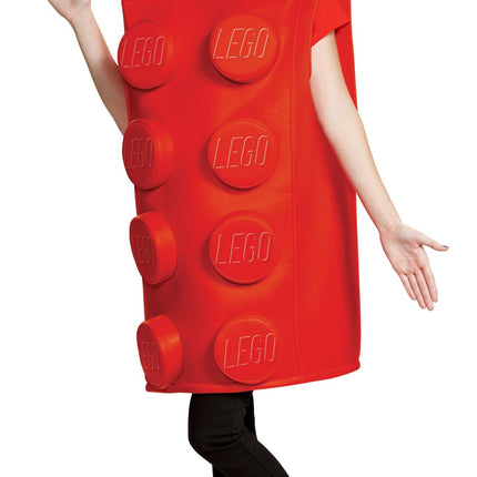 Red Lego Brick Tunic Adult Costume Medium/Large